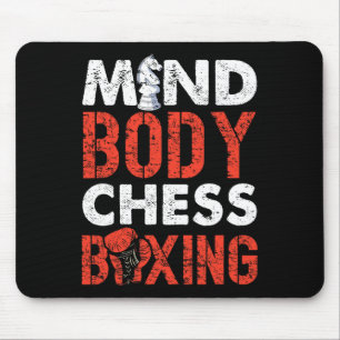 Mind Body Chess Boxing Pionate Spirit  Mouse Pad