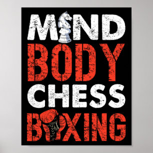 Mind Body Chess Boxing Pionate Spirit Poster