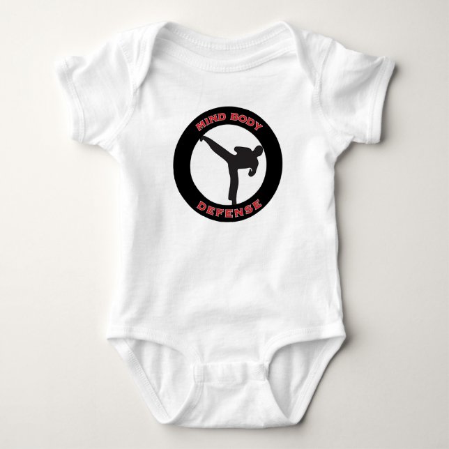 Mind Body Defence Baby Bodysuit (Front)