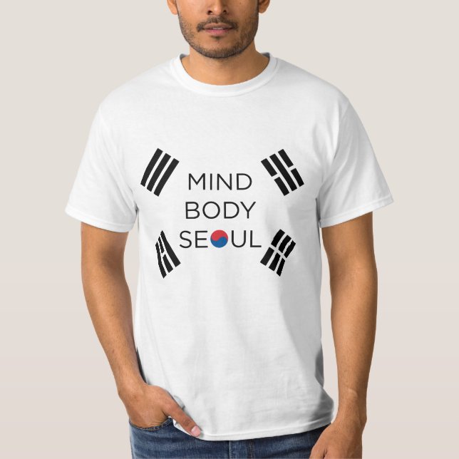 Mind Body Seoul Design T-Shirt (Front)