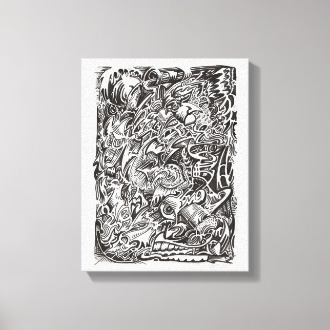 Mind Cascade  Canvas Print (Front)