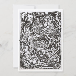 Mind Cascade drawing Flat Card