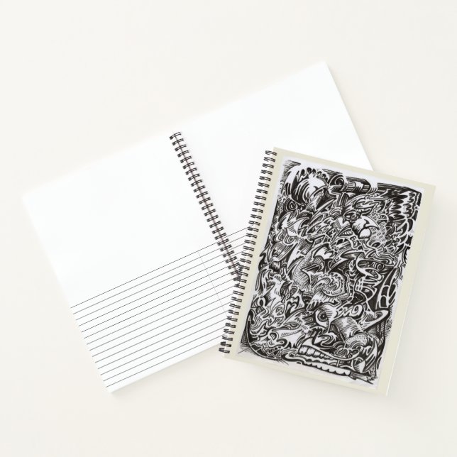 Mind Cascade drawing Notebook (Inside)