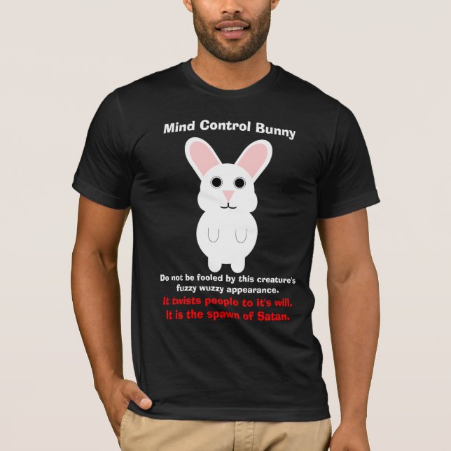 Mind Control Bunny T-Shirt (Front)
