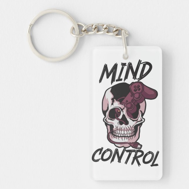 Mind control gaming design key ring (Front)