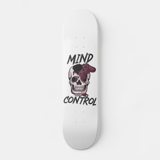 Mind control gaming design skateboard (Front)