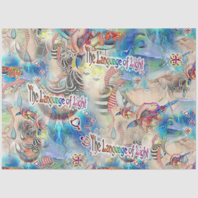 Mind Doodling repeat Tissue Paper (Front)