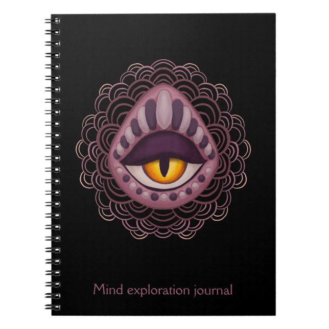 Mind exploration journal - Weird Spooky Eye (Front)
