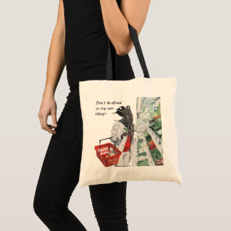 Mind Flayer Grocery Shopping Fantasy Art Tote Bag