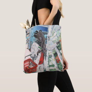 Mind Flayer Grocery Store Fantasy Art Tote Bag