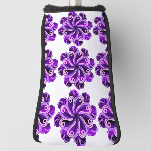 Mind fresh Mandala Design Golf Head Cover (Rotate 90)