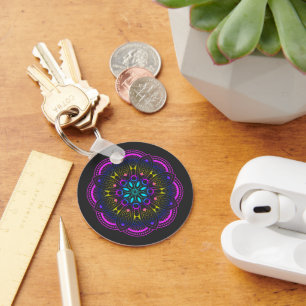 Mind fresh Mandala Design Key Ring