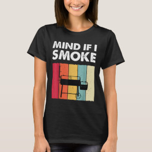 Mind If I Smoke Funny Bbq Grilling Meat Smoker Men T-Shirt
