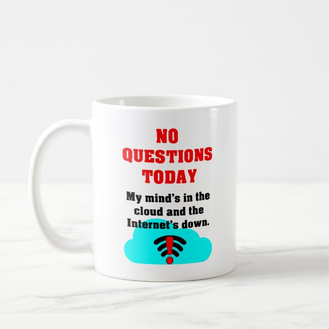 Mind in the Cloud Coffee Mug (Left)