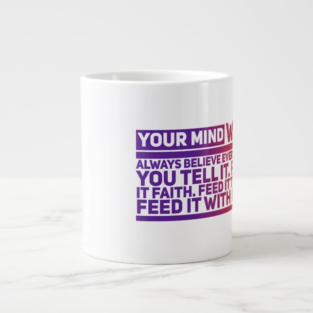 Mind Jumbo Mug (Front)