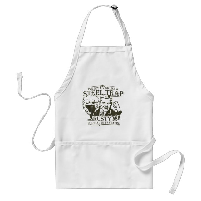 Mind like a Steel Trap Standard Apron (Front)