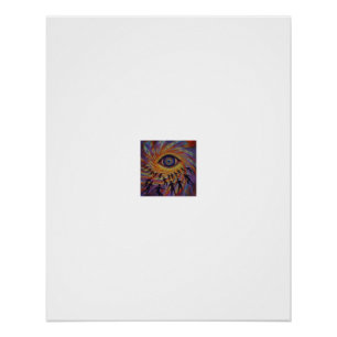 Mind Melting Eye Vortex Dance Poster