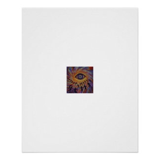 Mind Melting Eye Vortex Dance Poster