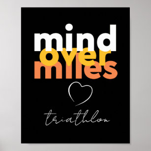 Mind Motivation With Yellow On Black Typography  Poster