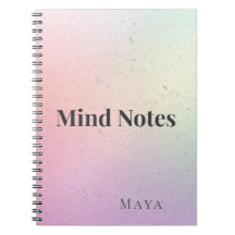 Mind Notes Minimal Notebook