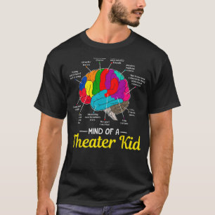 Mind Of A Theatre Kid Brain Musical Theatre Gift F T-Shirt