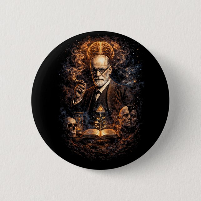 Mind of Fire 6 Cm Round Badge (Front)