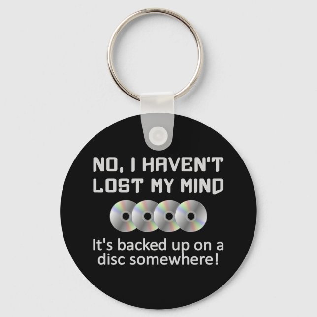 Mind On a Disc keychain (Front)