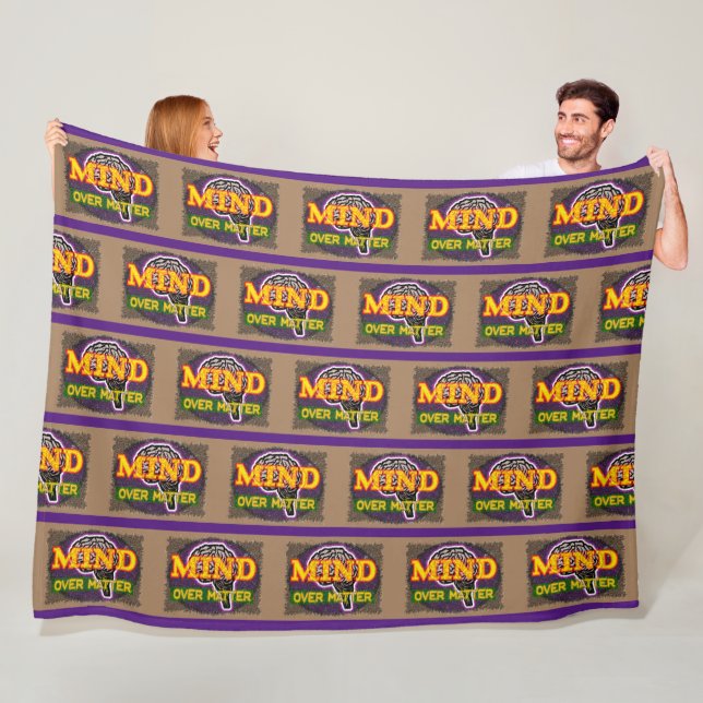 Mind Over Matter Fleece Blanket (In Situ)