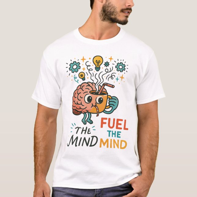 "Mind Over Matter T-Shirt – Smart Style for Sharp  (Front)