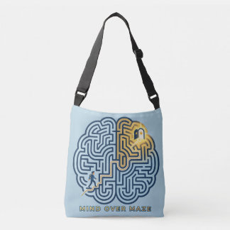 Mind Over Maze – Inspirational Brain Maze Crossbody Bag