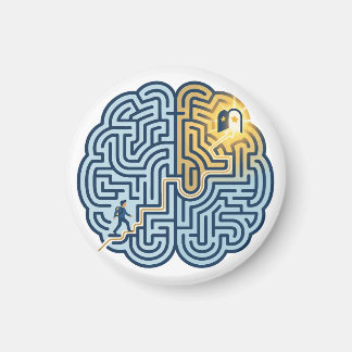 Mind Over Maze – Inspirational Brain Maze Magnet