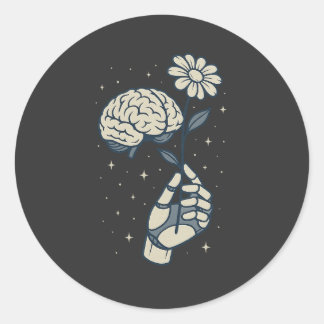 Mind Over Metal Classic Round Sticker