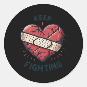 Mind Over - Positive Mental Health Awareness Desig Classic Round Sticker