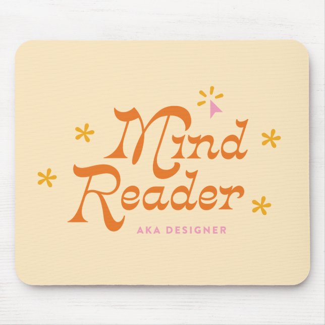 Mind Reader Graphic Designer Funky Mousepad (Front)
