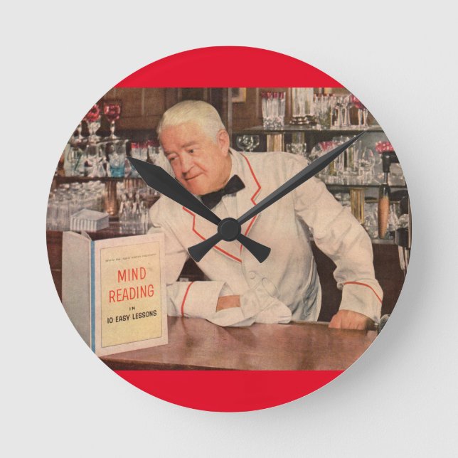 mind-reading at the bar round clock (Front)
