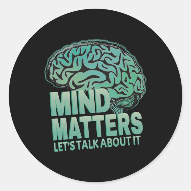Mind S Wellness Sticker  (Front)