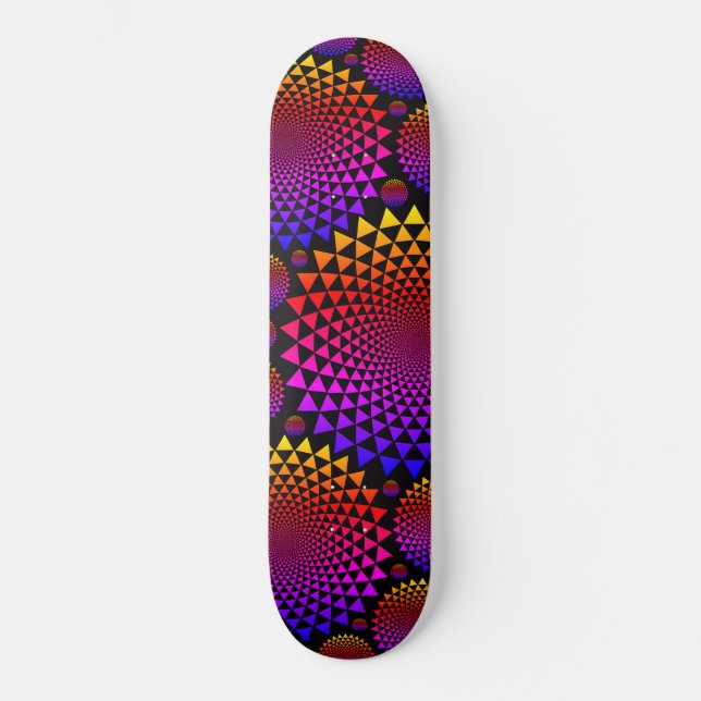 Mind Scramble Dark Horizon Skateboard (Front)
