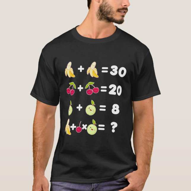 Mind Teaser For Math T-Shirt (Front)