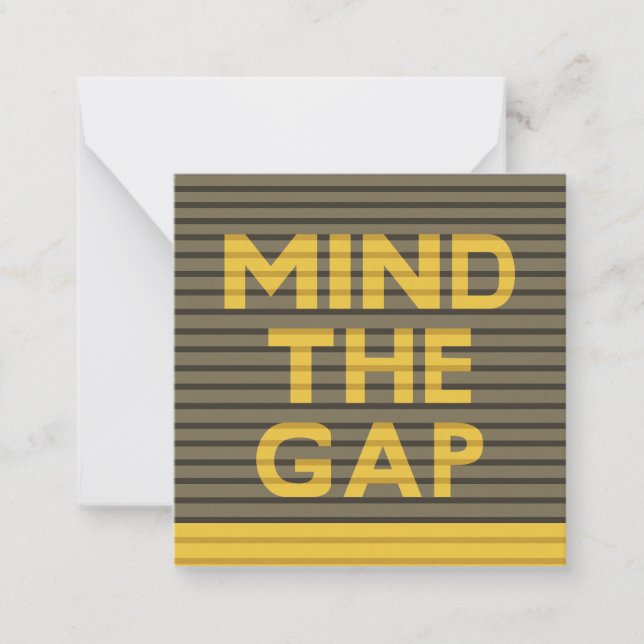Mind the Gap 1 Card (Front)