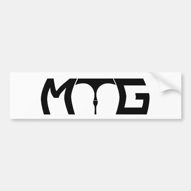 Mind the Gap Bumper Sticker (Front)