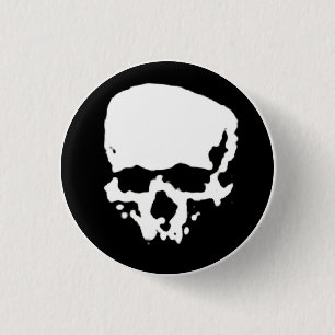 Mind Wither Day signature skull 3 Cm Round Badge