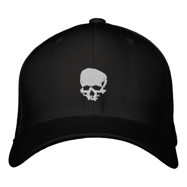 Mind Wither Day signature skull Embroidered Hat (Front)