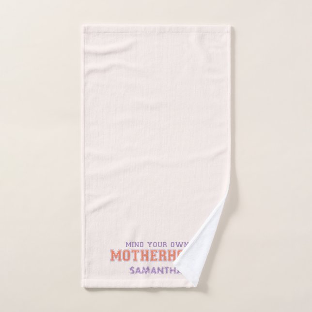 Mind You Own Motherhood Bath Towel Set (Hand Towel)