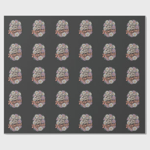 Mind Your Own Motherhood Funny Mothers Day Mum Wrapping Paper