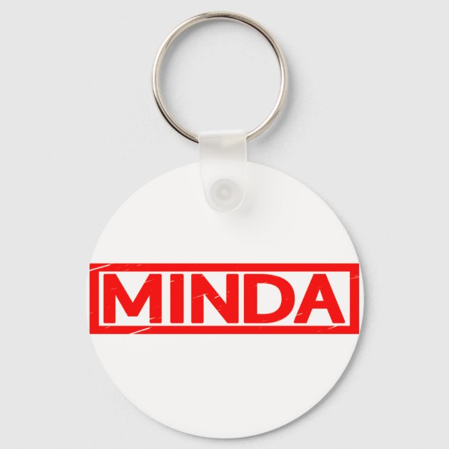 Minda Stamp Key Ring (Front)