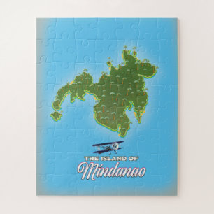 Mindanao Map Jigsaw Puzzle