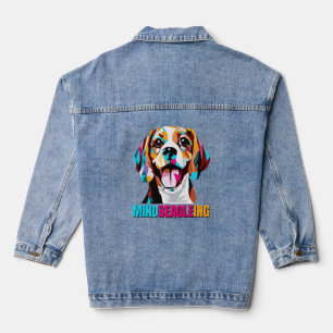 Mindbeagleing Beagle Dog Denim Jacket