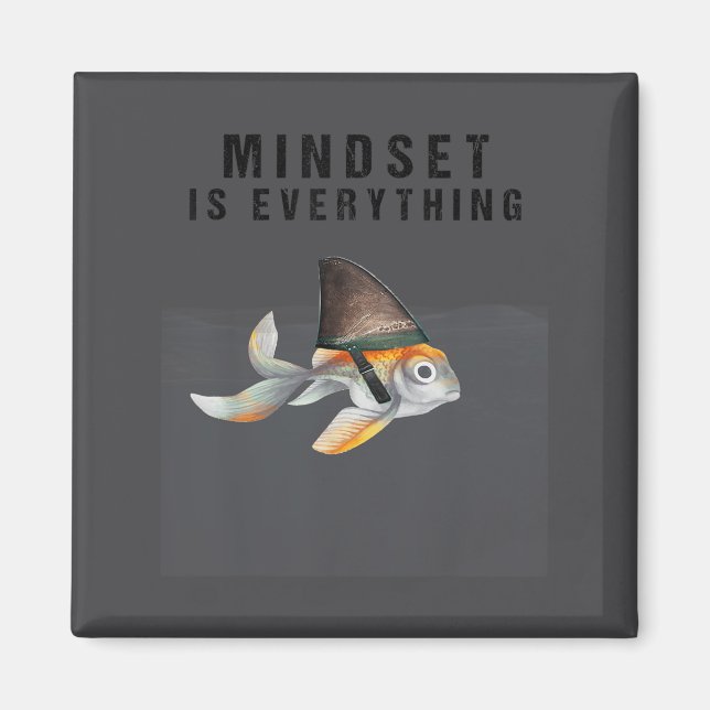 Mindest Is Everything - Motivational Quote Insrati Magnet (Front)