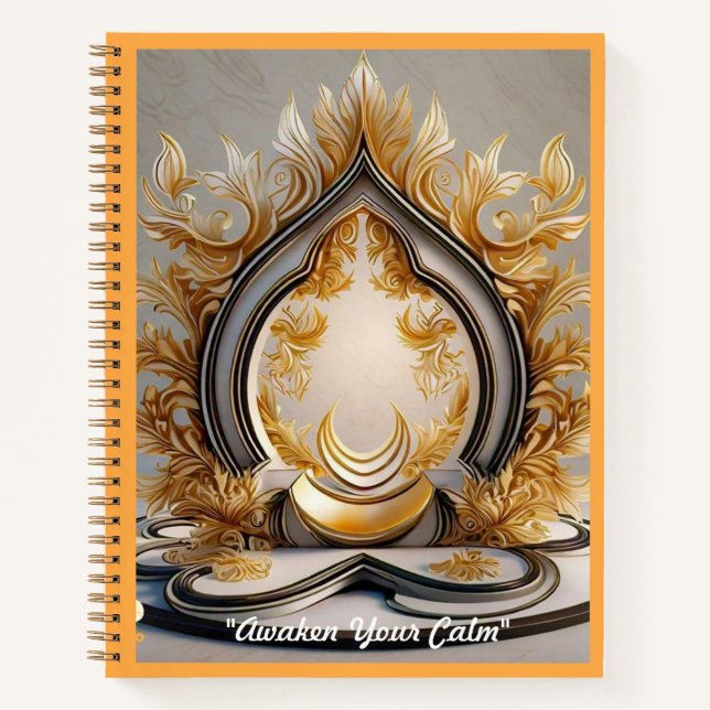 "Mindful Awakening Path" Notebook (Front)
