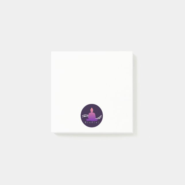 "Mindful" Beautiful Buddha. Post-it Notes (Front)